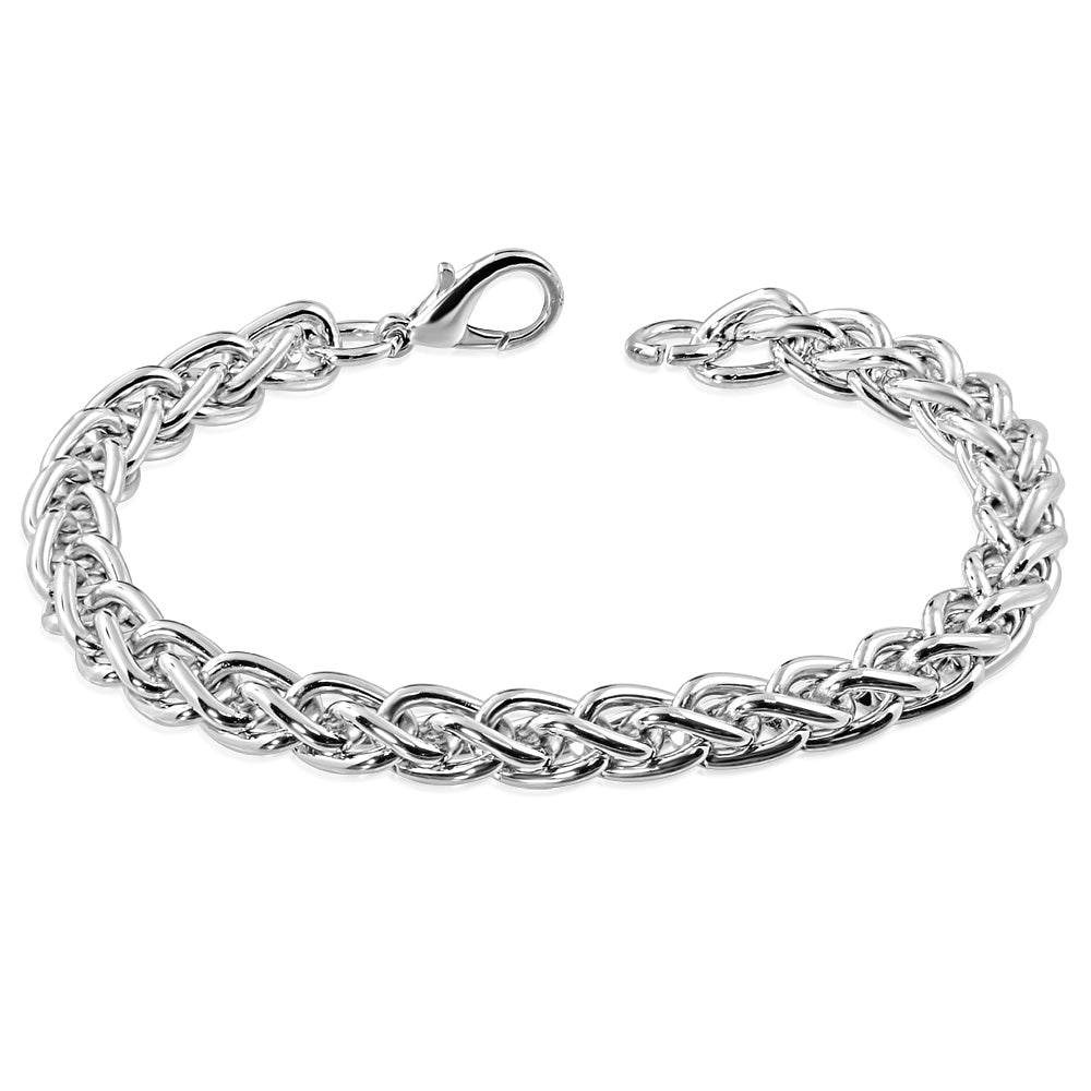 Fashion Alloy Franco Link Chain Bracelet