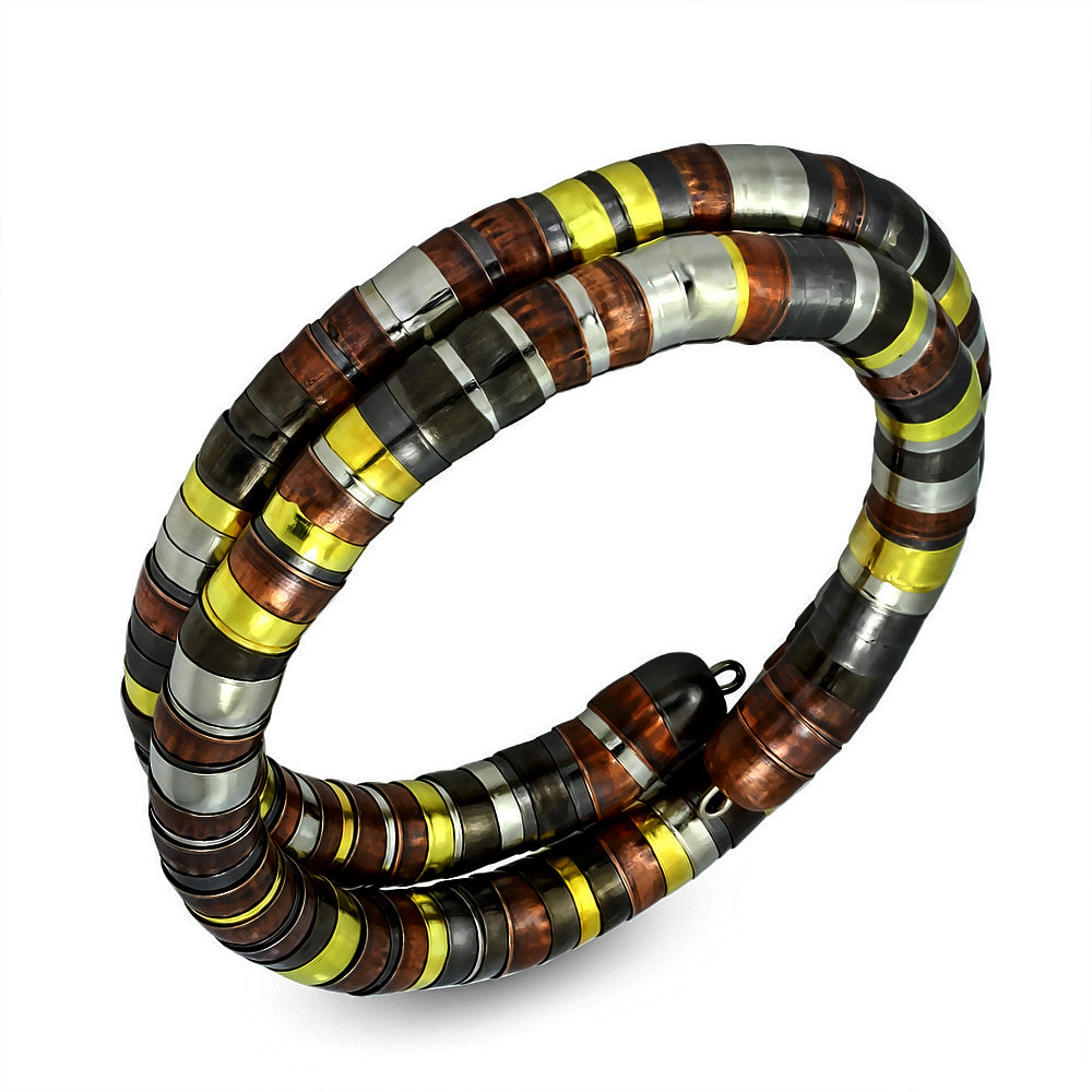 Fashion Trendy Double Wrap Flexible Snake Bendy Bracelet