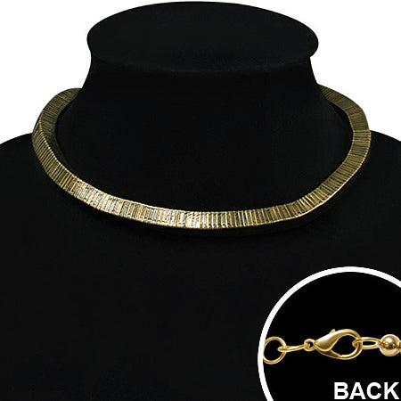 8mm | Fashion Alloy Bronze Color Plated Flexible Bendy Snake Chain