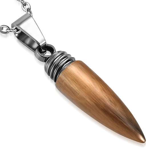 Fashion Alloy Gun Bullet Charm Pendant