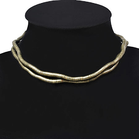 Fashion Alloy Bronze Color Plated Flexible Bendy Snake Chain